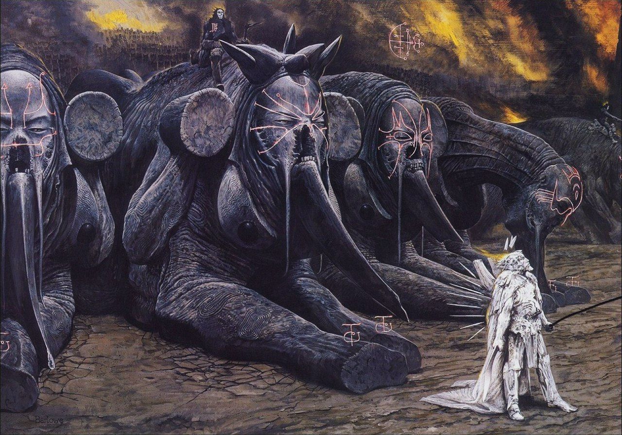 Уэйн Барлоу картины демон